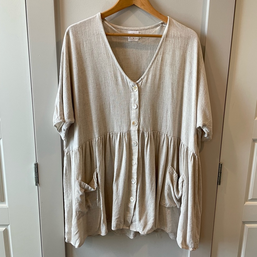Princess Polly “The Sandy Mini Dress Natural”